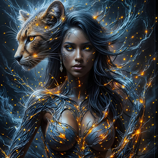 Feral Luminescence-Canvas 60 x 60 cm