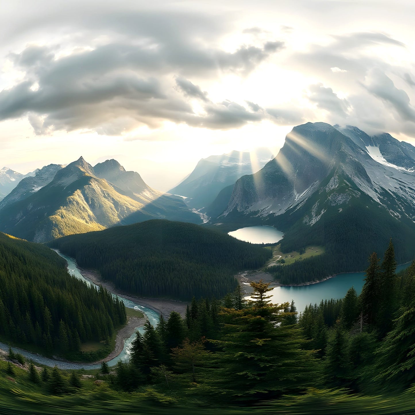 Valley of Light-Canvas 100 x 75 cm