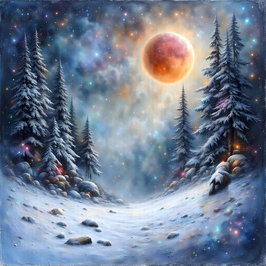 Blood Moon Rising-Photo Cushion 40 x 40 cm